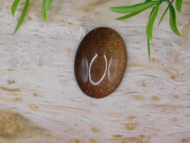 GOLDSTONE CABOCHON ROCK STONE LAPIDARY SPECIMEN