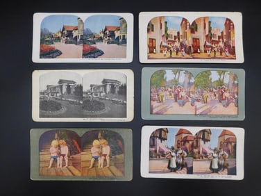 STEREOSCOPE CARDS VINTAGE ANTIQUE