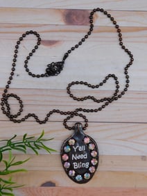 YALL NEED BLING SPOON NECKLACE