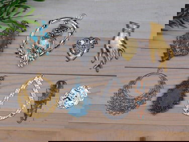 MIXED PENDANTS ROCK STONE LAPIDARY SPECIMEN