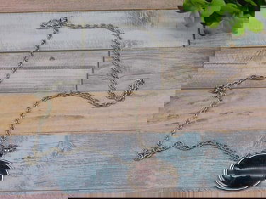 GENUINE STONE PENDANT ON CHAIN NECKLACE ROCK STONE LAPIDARY SPECIMEN