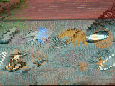 MIXED PENDANTS ROCK STONE LAPIDARY SPECIMEN