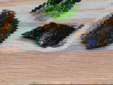 MALACHITE AZURITE ROCK STONE LAPIDARY SPECIMEN