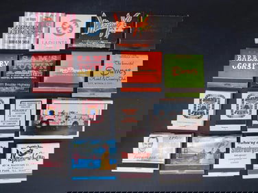 VINTAGE MATCHBOOKS ANTIQUE ADVERTISING