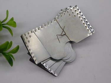 Stack of Rectangular Metal Plates With Rounded Edges WATCHMAKING WATCHMAKER TOOLS