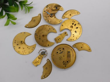Antique Watch Movement Parts, Brass Components?WATCHMAKERS WATCHMAKING TOOL