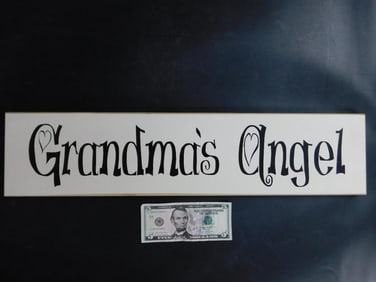 Grandmas Angel Decorative Sign