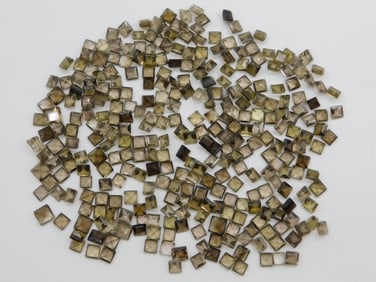 SMOKY QUARTZ FACETED GEMSTONES 200 CARATS VINTAGE ANTIQUE