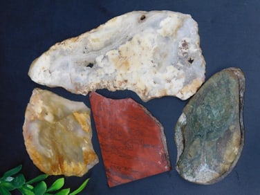 MIXED ROUGH LOT ROCK STONE LAPIDARY SPECIMEN
