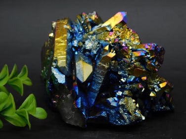 TITANIUM AMETHYST ROCK STONE LAPIDARY SPECIMEN