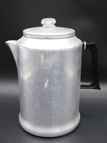 ALUMINUM STOVE KETTLE VINTAGE ANTIQUE