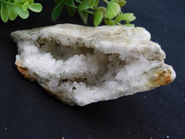 Quartz Crystal Geode with Matrix, 193 Grams ROCK STONE LAPIDARY SPECIMEN