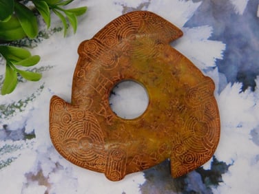 Carved Jade Rock Stone Lapidary Specimen