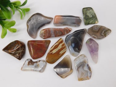 Mixed Lot Rock Stone Lapidary Specimen