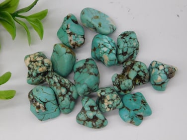 Turquoise Style Nugget Beads Rock Stone Lapidary Specimen