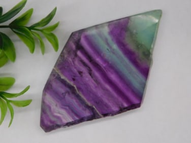 Fluorite Slab Rock Stone Lapidary Specimen