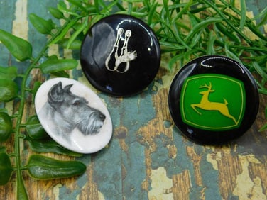 MIXED CABOCHON LOT ROCK STONE LAPIDARY SPECIMEN