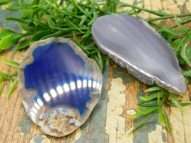 AGATE SLICES ROCK STONE LAPIDARY SPECIMEN