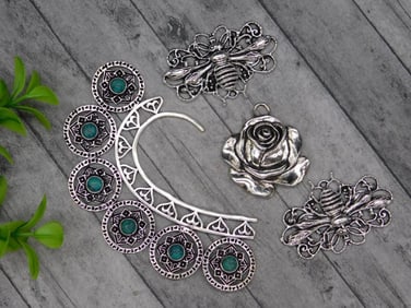 MIXED PENDANT LOT ROCK STONE LAPIDARY SPECIMEN