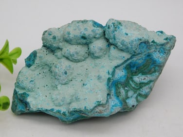 CHRYSOCOLLA WITH MALACHITE FORMATIONS ROCK STONE LAPIDARY SPECIMEN