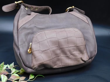 Stone Mountain Brown Faux Leather Handbag