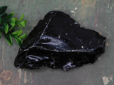 Large Black Obsidian Rock Specimen Rock Stone Lapidary Specimen