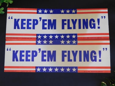 World War II Era ?Keep ?Em Flying? Poster