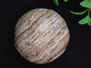 Banded Jasper Stone Sphere, 114 g Rock Stone Lapidary Specimen