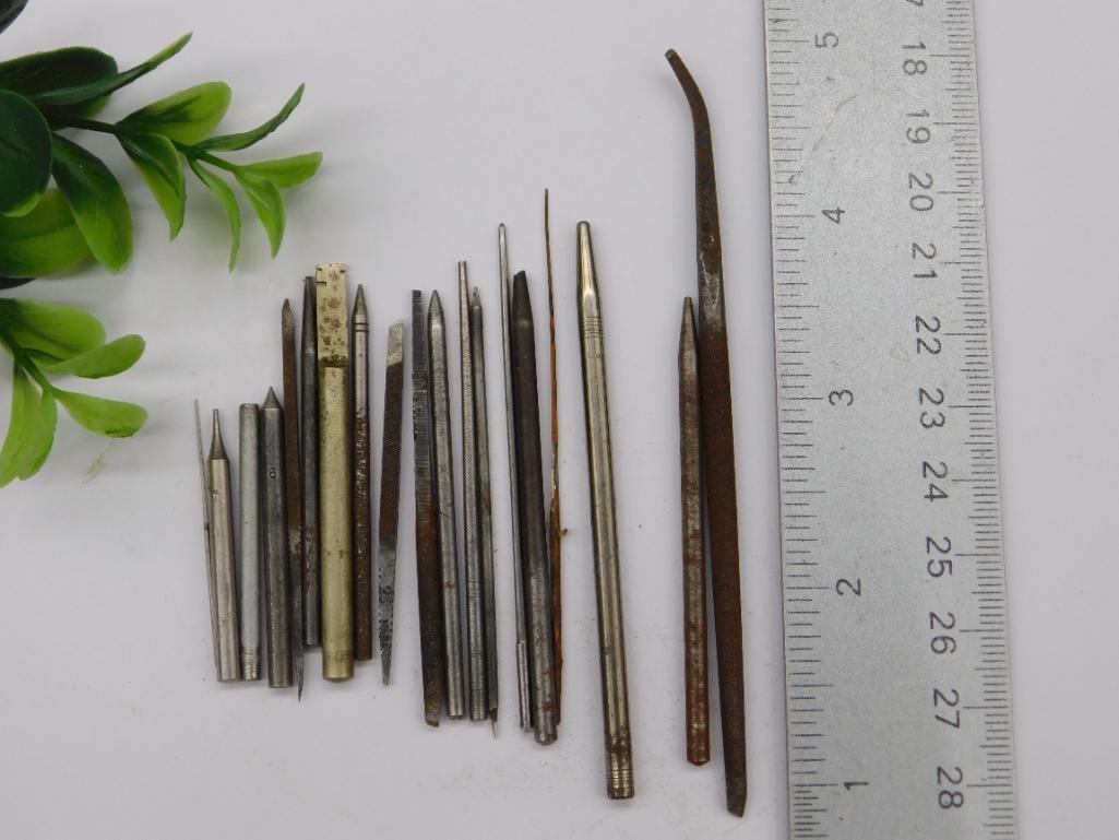 Metal Tools and Punches with Ruler Reference WATCHMAKER WATCHMAKING TOOLS - 2