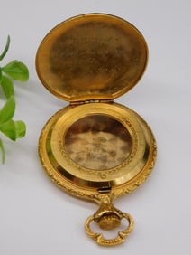 Swiss Gold-Tone Pocket Watch Case WATCHMAKING WATCHMAKER TOOLS