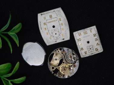 Vintage Watch Parts, Faces, and Movement Components WATCHMAKER WATCHMAKING TOOLS