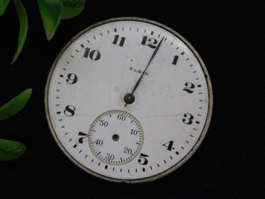 Antique Elgin National Watch Co. Pocket Watch Movement WATCHMAKER WATCHMAKING TOOLS