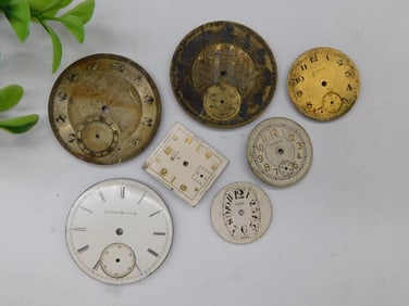 Vintage Watch Dials ? Mixed Brands and Styles WATCHMAKER WATCHMAKING TOOLS