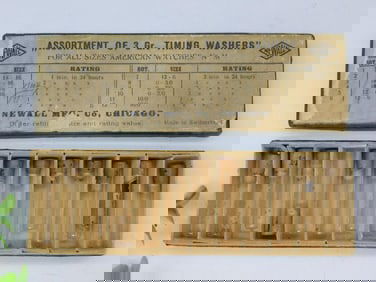 Vintage Assortment of 3 Gr. Timing Washers Set WATCHMAKER WATCHMAKING TOOLS