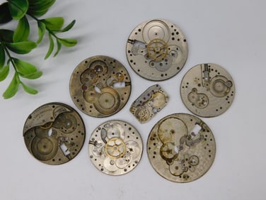 Vintage Elgin and Waltham Watch Movements WATCHMAKER WATCHMAKING TOOLS