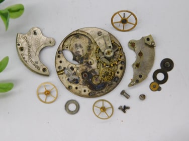 Elgin National Watch Co. Antique Watch Movement Parts WATCHMAKER WATCHMAKING TOOLS