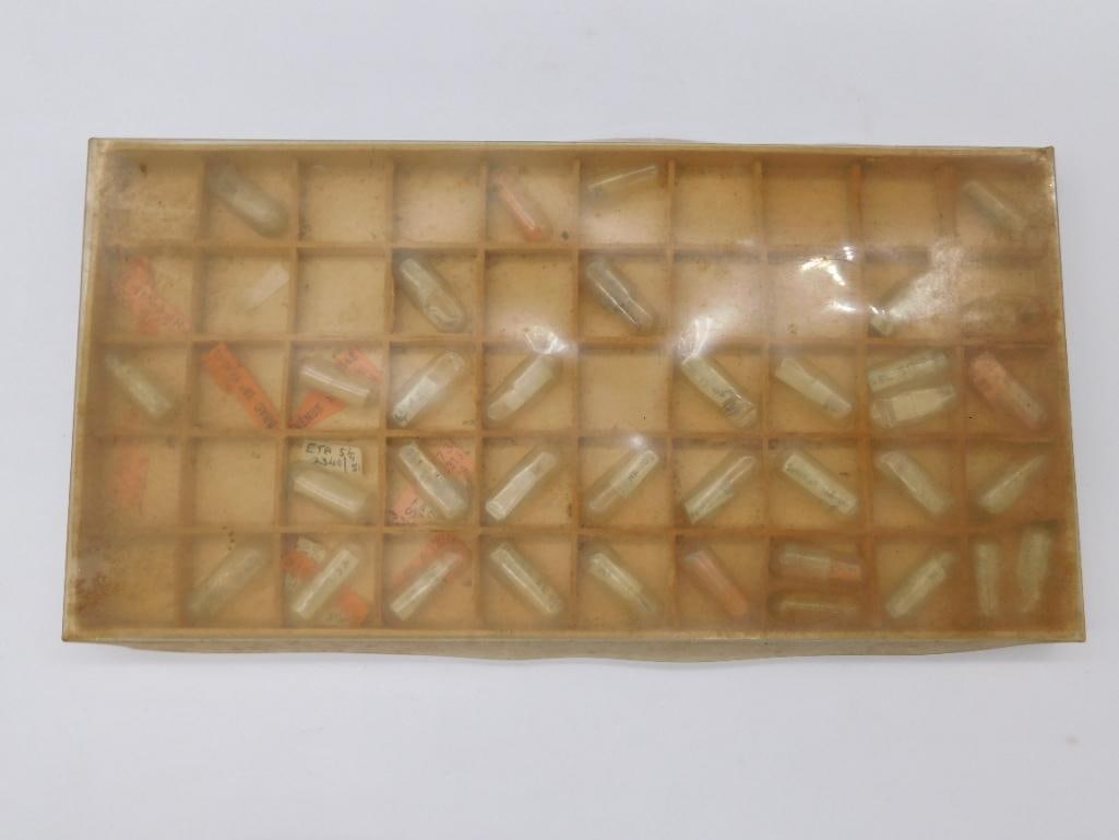 Vintage Watch Parts in Storage Tray WATCHMAKER WATCHMAKING TOOLS: Vintage Watch Parts in Storage Tray WATCHMAKER WATCHMAKING TOOLS