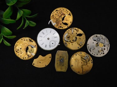 Antique Watch Movements and Parts WATCHMAKER WATCHMAKING TOOLS