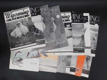 WYOMING WILD LIFE MAGAZINES VINTAGE ANTIQUE