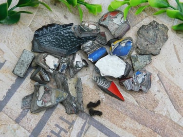 FORDITE MOTOR CITY AGATE ROCK STONE LAPIDARY SPECIMEN