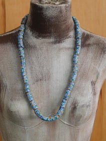 AFRICAN TRADE BEADS ROCK STONE LAPIDARY SPECIMEN