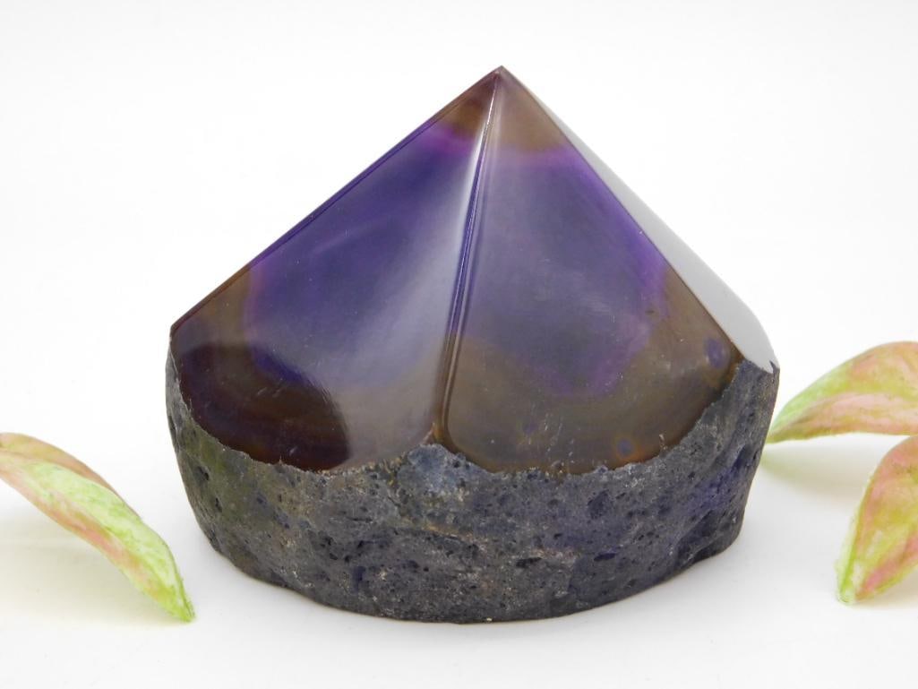 AGATE POINT ROCK STONE LAPIDARY SPECIMEN: AGATE POINT ROCK STONE LAPIDARY SPECIMEN