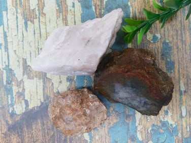 MIXED ROUGH ROCK ROCK STONE LAPIDARY SPECIMEN