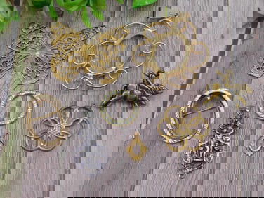 MIXED PENDANT LOT ROCK STONE LAPIDARY SPECIMEN