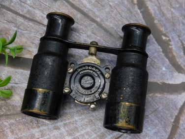ANTIQUE WOLLENSAK BIASCOPE BINOCULARS VINTAGE ANTIQUE