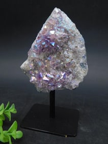 ANGEL AURA AMETHYST DISPLAY ROCK STONE LAPIDARY SPECIMEN