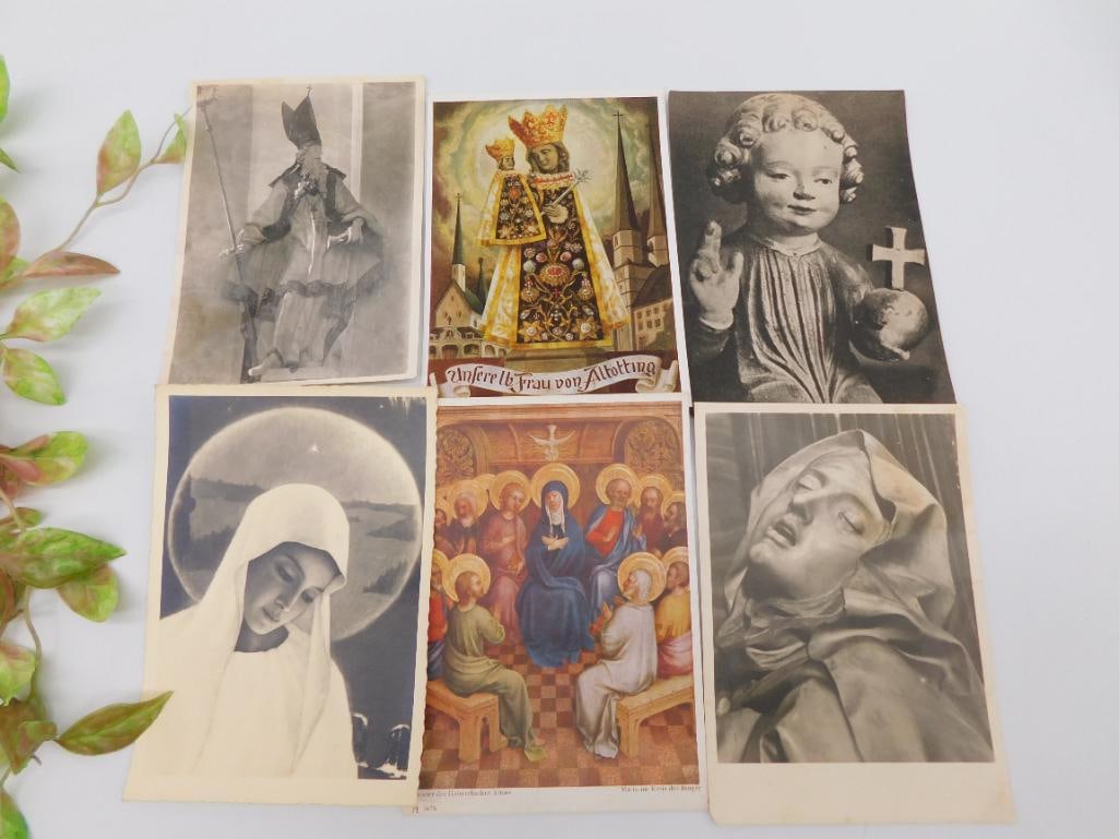 Set of 6 Religious Prints and Postcards: Set of 6 Religious Prints and Postcards