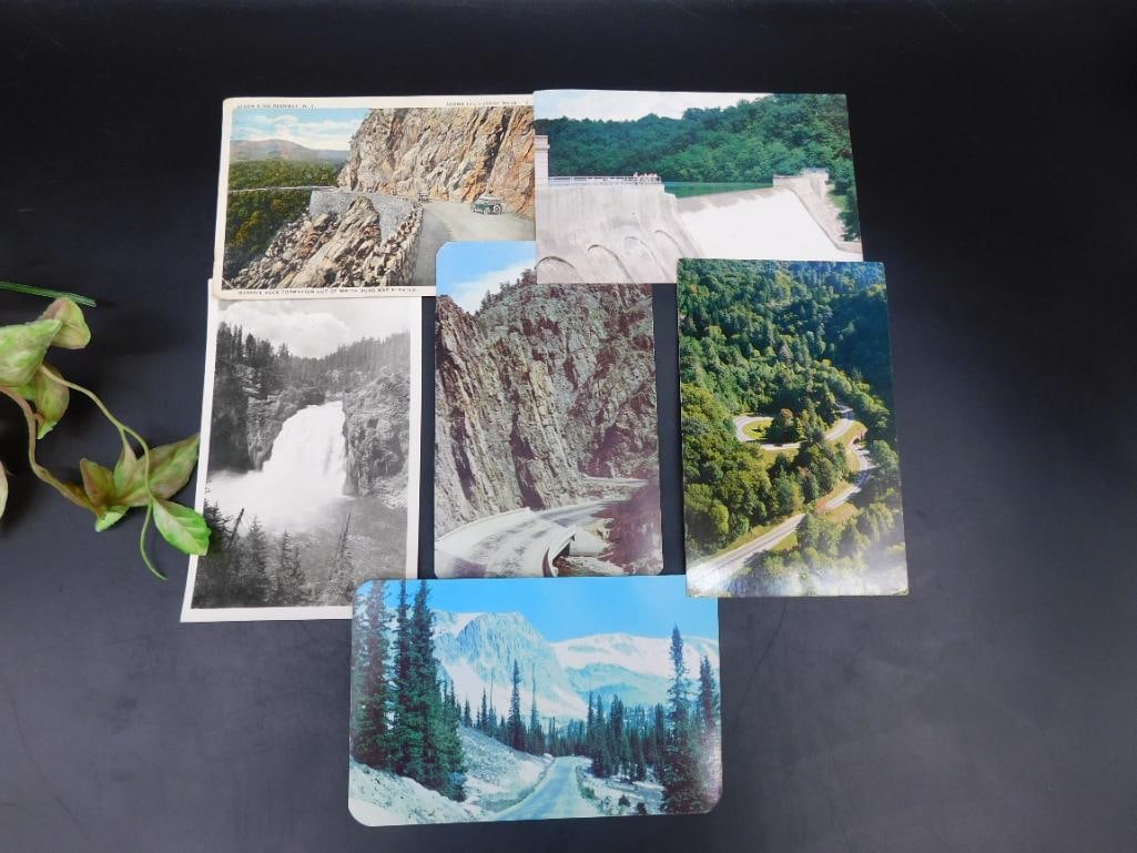 Collection of Six Scenic Postcards Featuring Nature Views: Collection of Six Scenic Postcards Featuring Nature Views