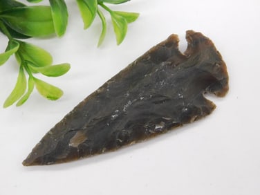 Flint Arrowhead with Notched Base