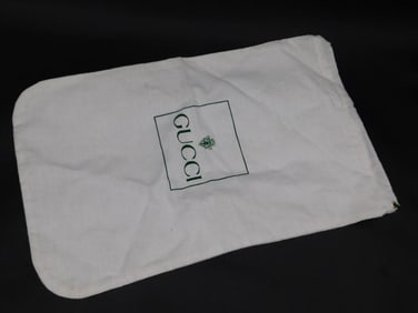 Gucci Branded White Fabric Dust Bag